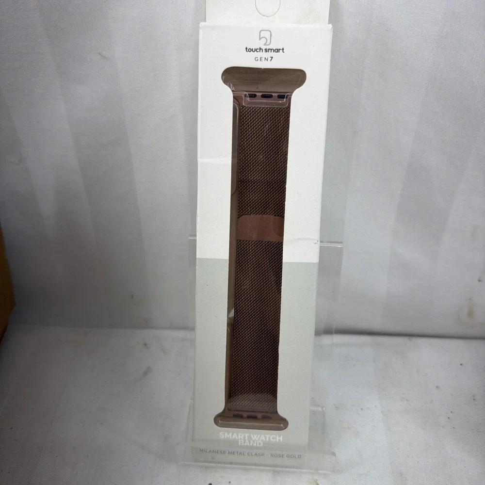 Platinum‎ Magnetic Steel Mesh Band for Apple Watch (38/40/41mm) - Rose Gold